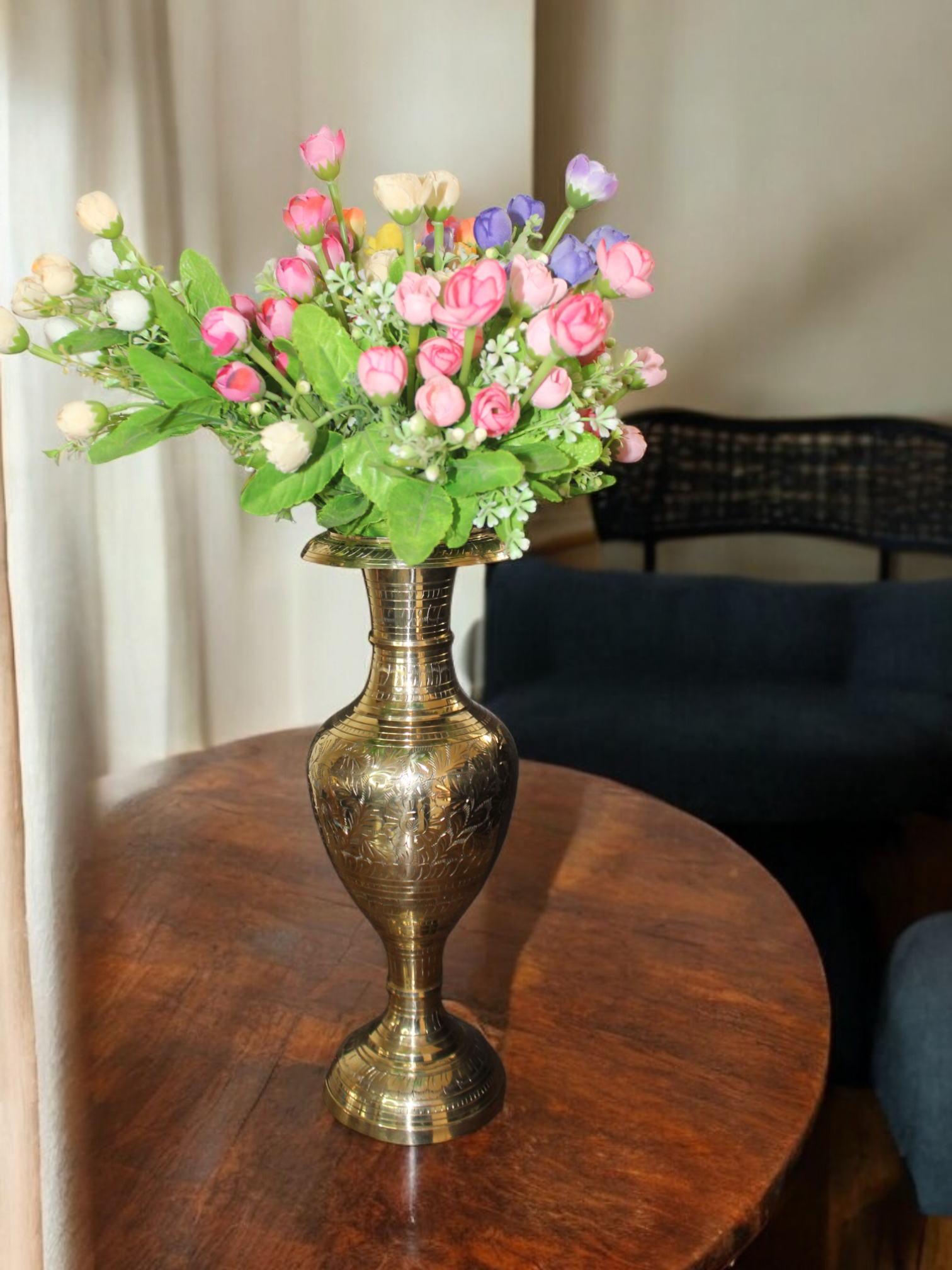 Brass Flower Vase - UTENSIO-THE CHOICE OF ARTISANS