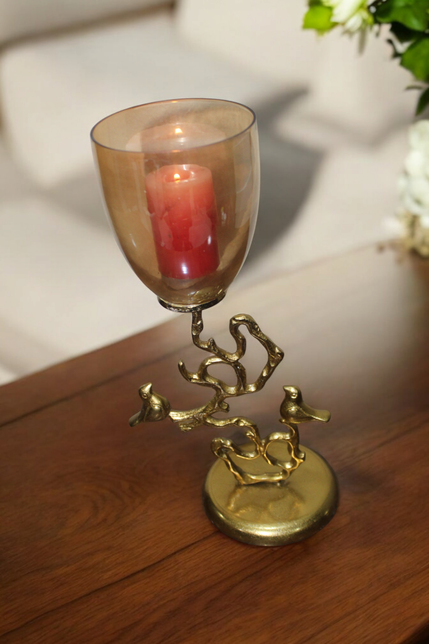 CANDLE  STAND BRASS