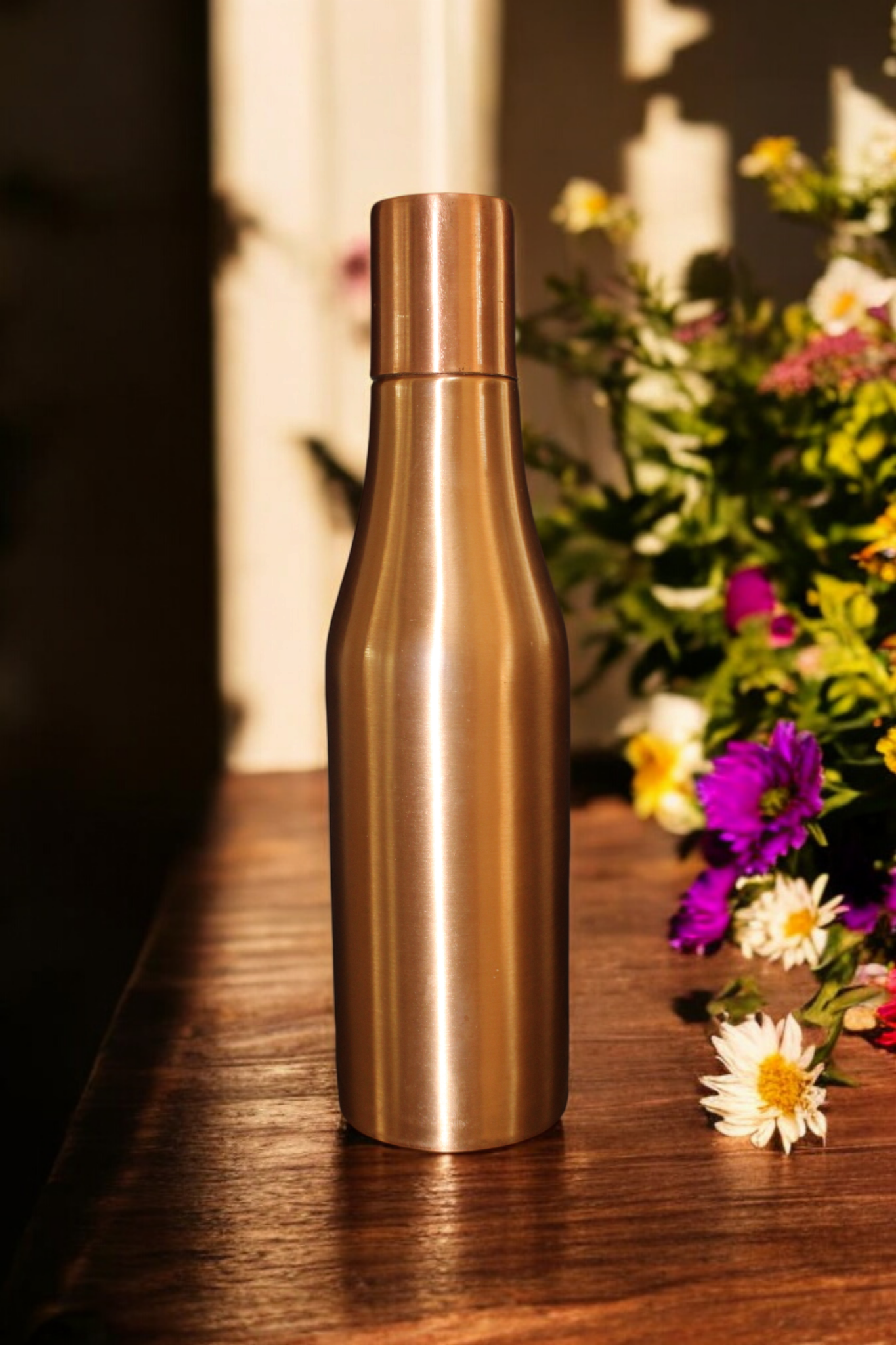 Utensio Copper Wine Bottle Plain - UTENSIO-THE CHOICE OF ARTISANS