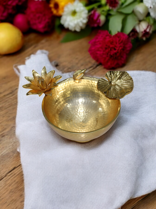Utensio Golden Fruit Bowl - UTENSIO-THE CHOICE OF ARTISANS