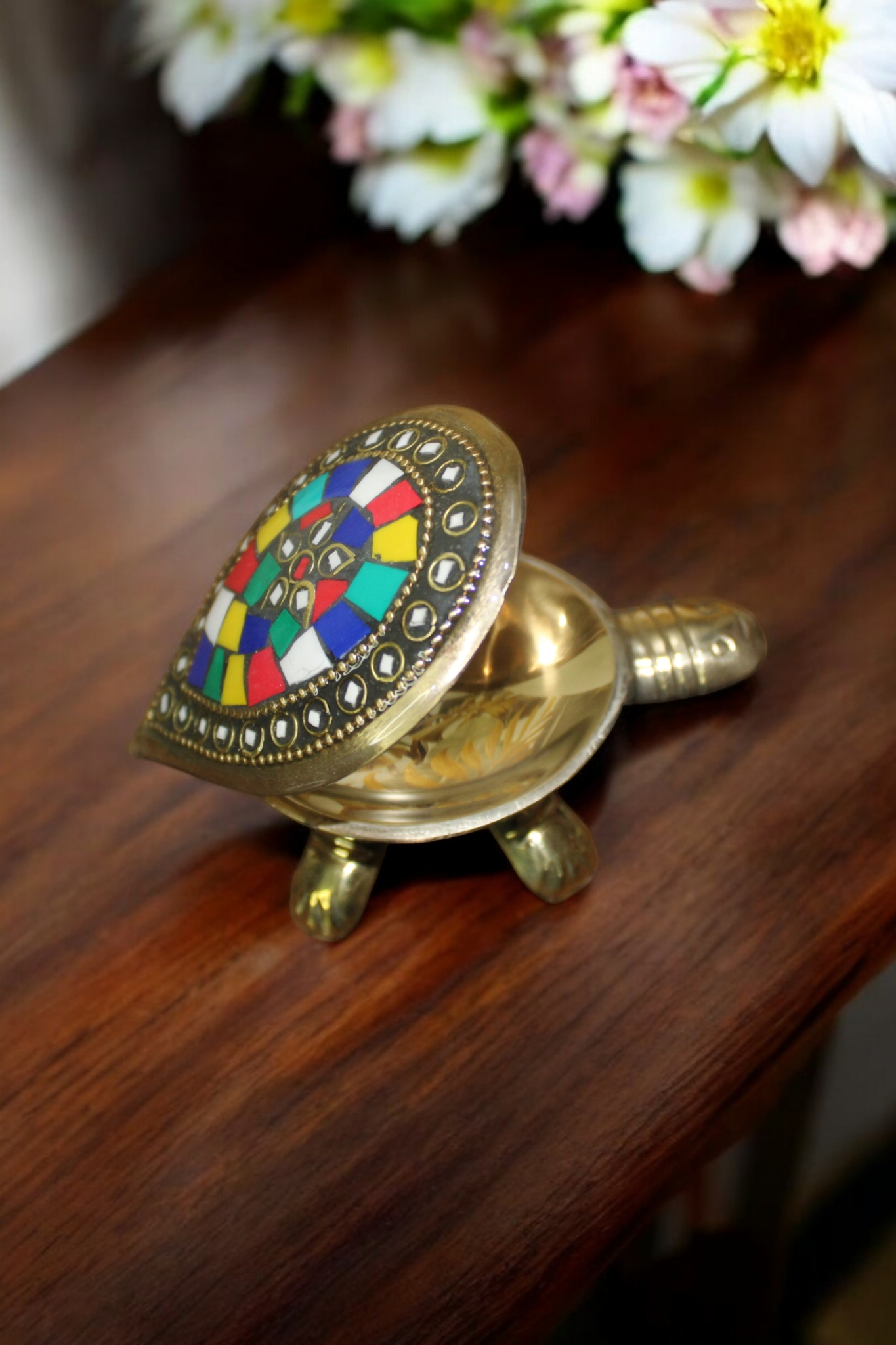 Brass Feng Shui Turtle (Wish Fulfilling)