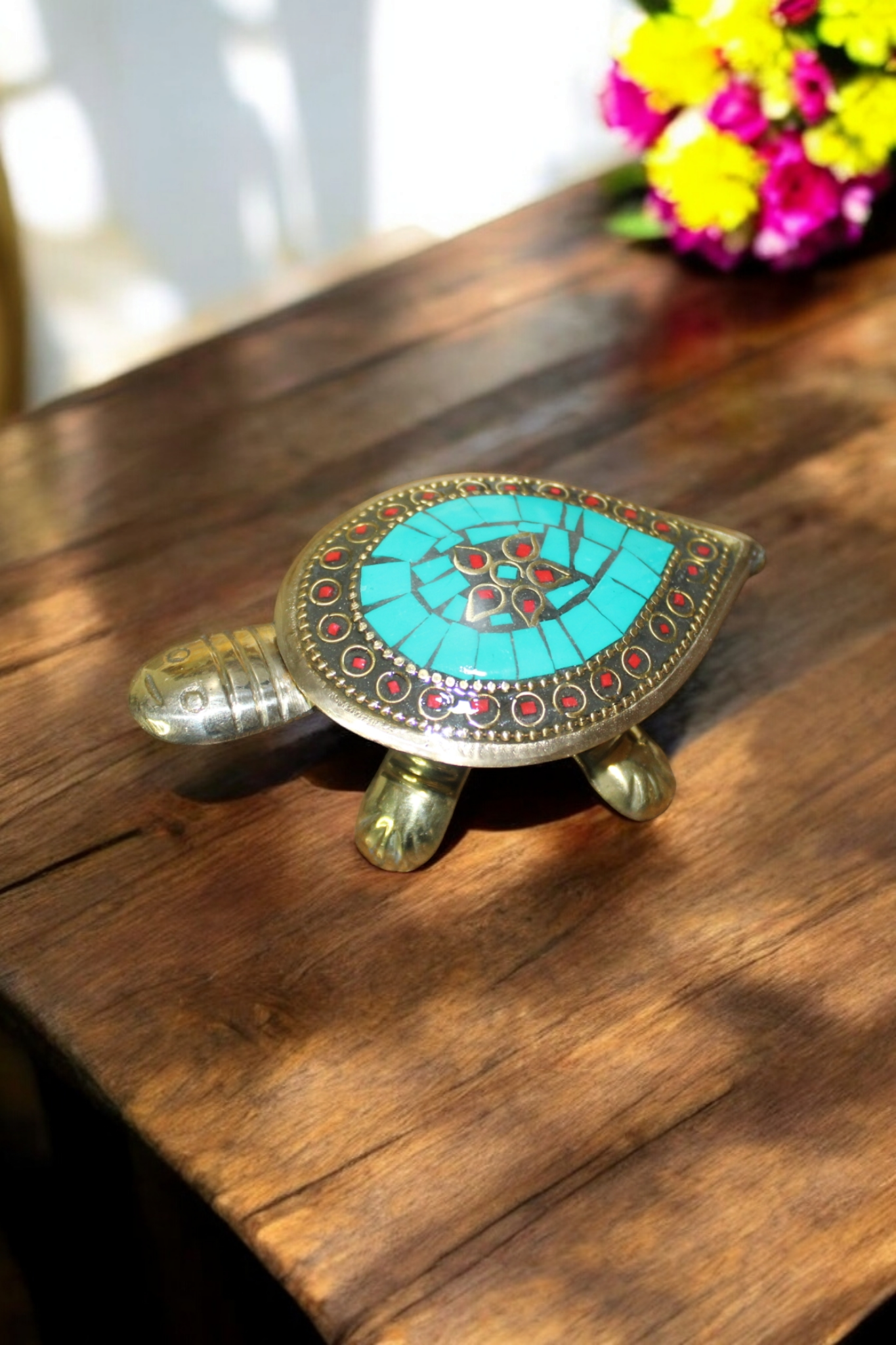 Brass Feng Shui Turtle (Wish Fulfilling)