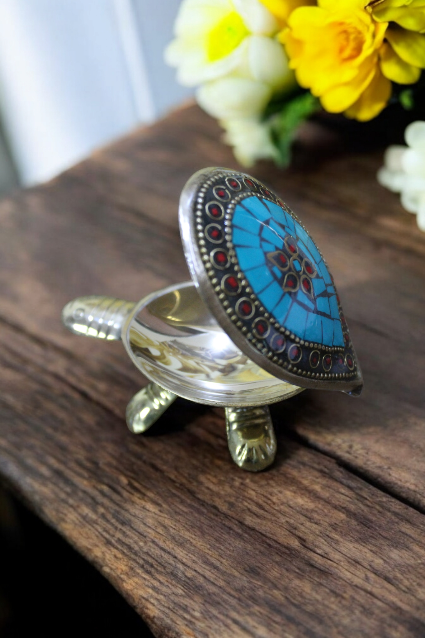 Brass Feng Shui Turtle (Wish Fulfilling)