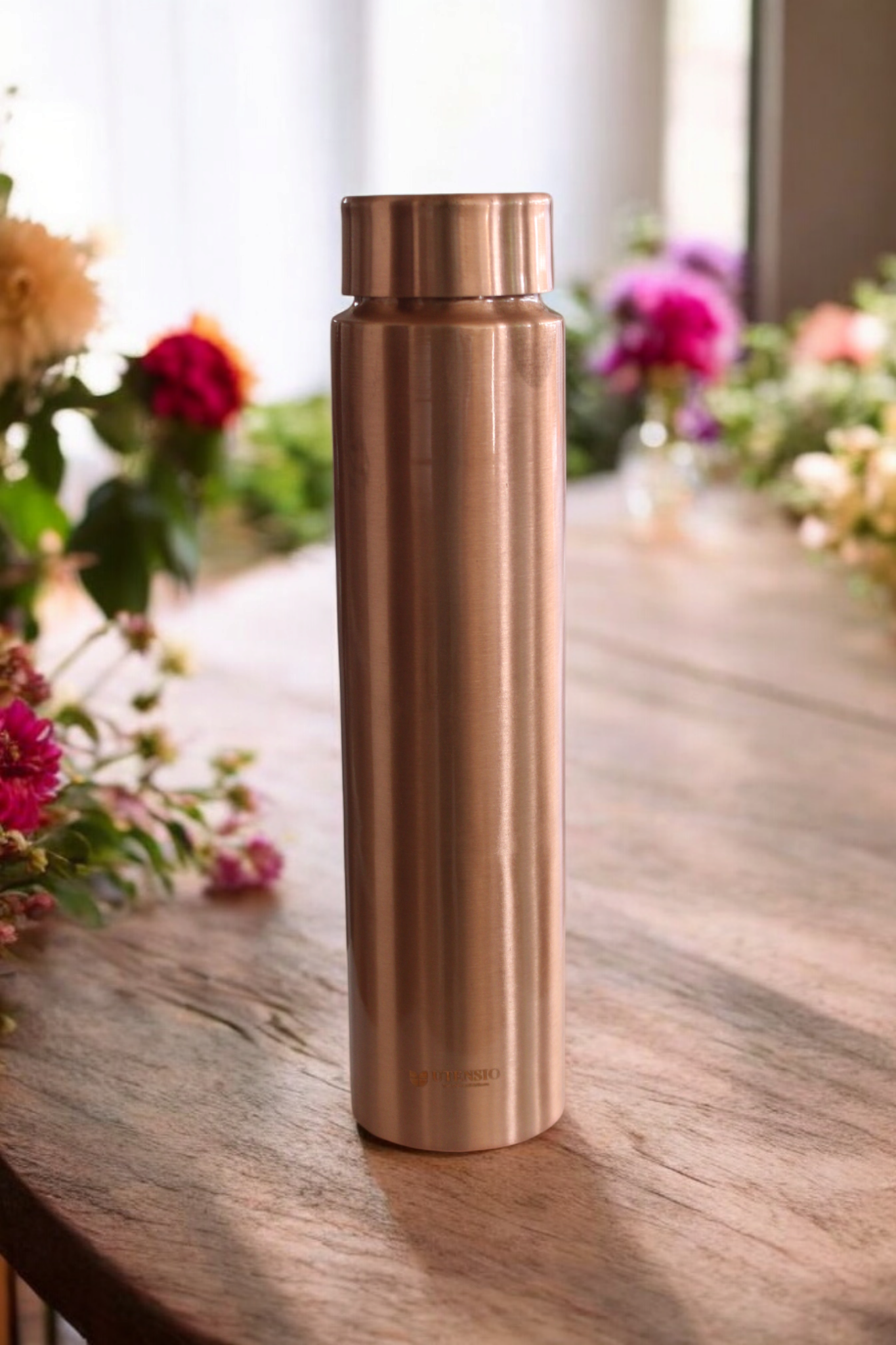 copper bottle with tower shape 