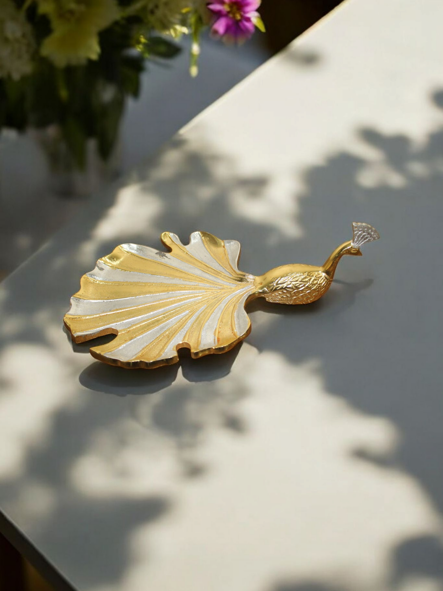 Utensio Peacock Serving Tray - UTENSIO-THE CHOICE OF ARTISANS