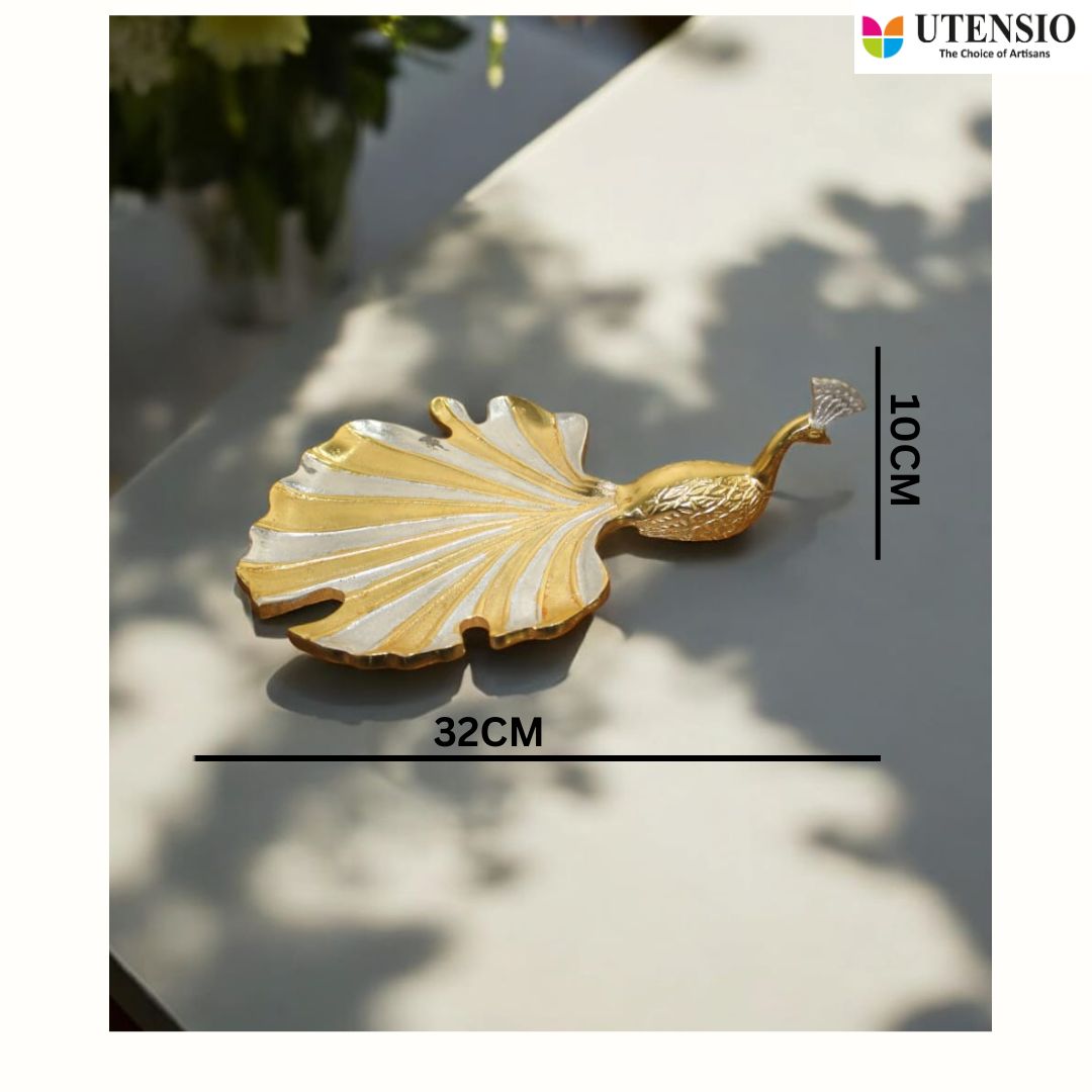 Utensio Peacock Serving Tray - UTENSIO-THE CHOICE OF ARTISANS
