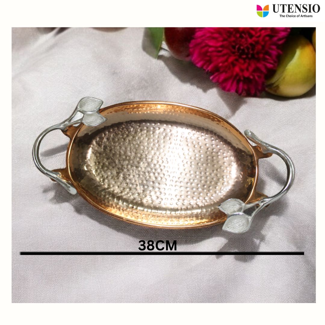 serving tray with handles
